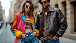 découvrez notre collection de vestes vintage pour femmes et hommes, alliant style rétro, tendance et originalité pour une allure unique au quotidien.