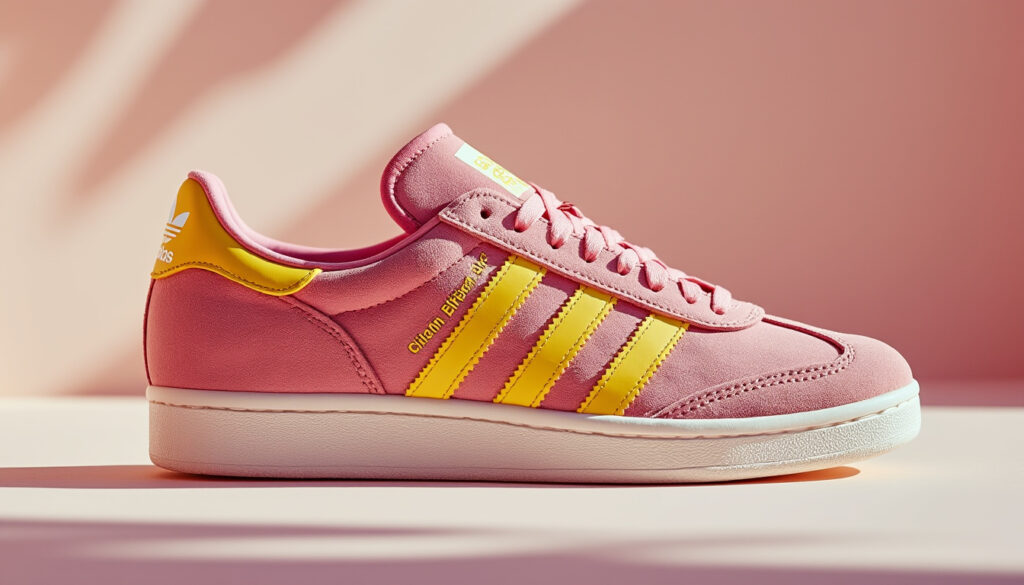 découvrez les adidas spezial rose et jaune, des sneakers au style rétro alliant design vintage et confort exceptionnel pour un look unique et tendance.