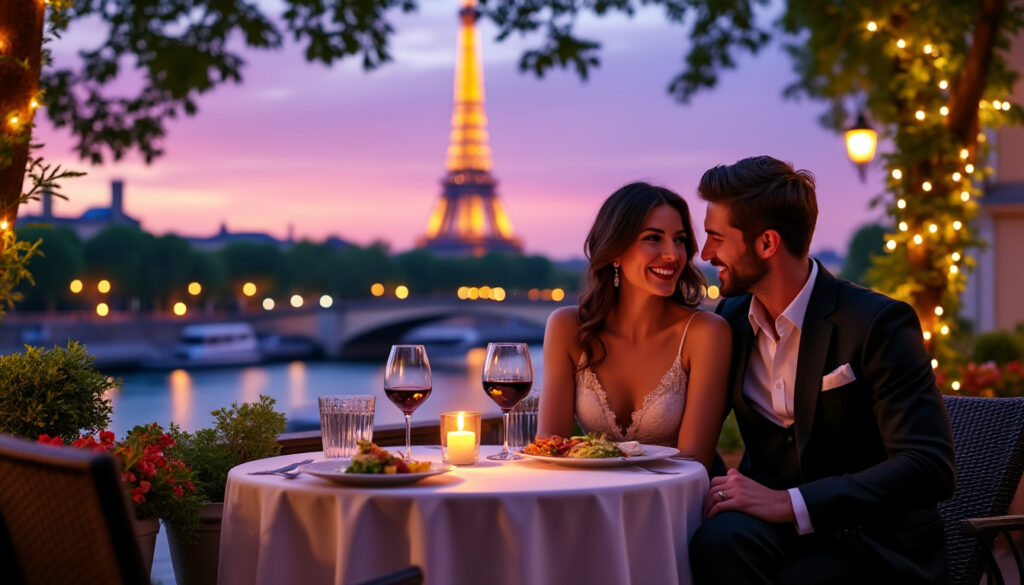 découvrez les meilleures adresses pour un dîner romantique à paris, parfaites pour partager un moment inoubliable à deux dans la ville lumière.