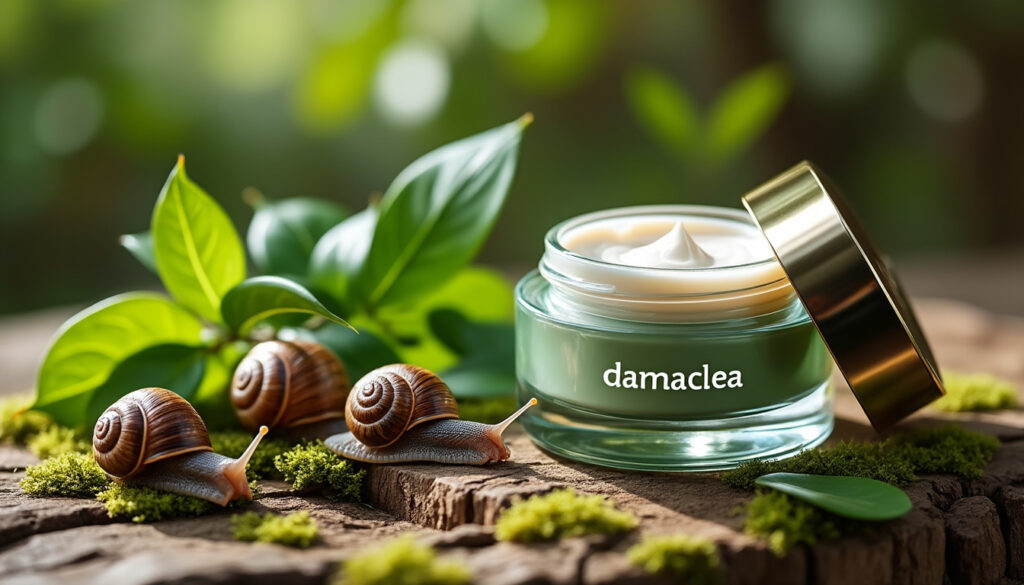 découvrez damaclea, la crème anti-âge naturelle formulée à base de bave d’escargot pure pour nourrir, régénérer et raffermir votre peau tout en atténuant les rides et ridules.