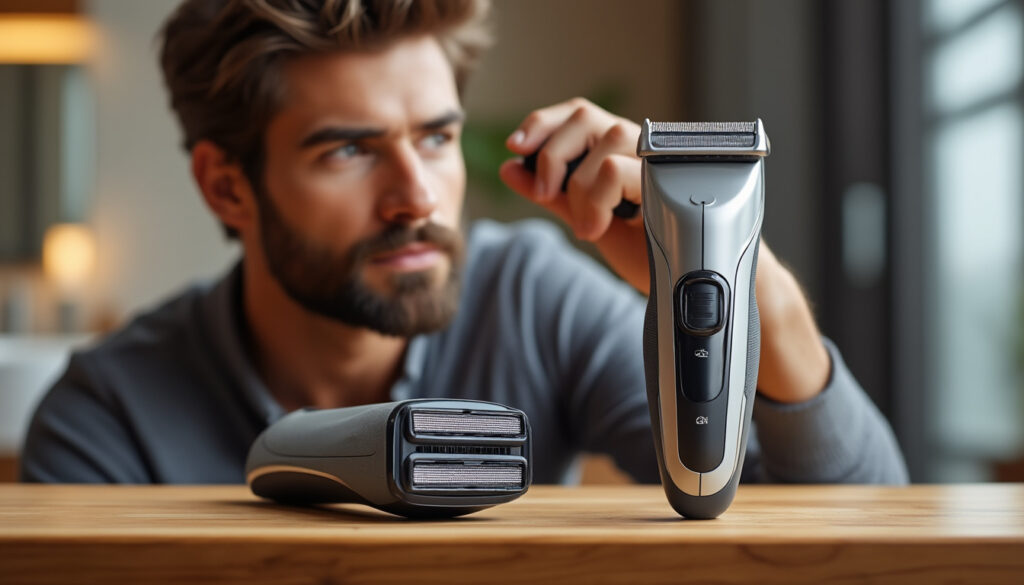 découvrez comment choisir entre une tondeuse et un rasoir électrique pour entretenir parfaitement votre barbe, en fonction de vos besoins et de votre style.