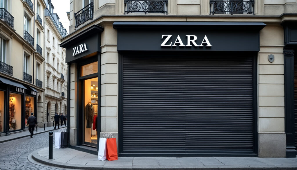 découvrez quelles villes françaises sont touchées par la fermeture des magasins zara et les raisons de ces fermetures.